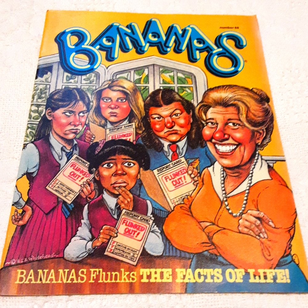 Vintage 1982 Bananas Magazine, Number 55